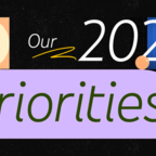 Das Bild zeigt den Schriftzug "Our 2022 Priorities"
